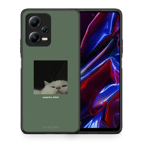 Θήκη Xiaomi Poco X5 5G Dual Bitch Surprise από τη Smartfits με σχέδιο στο πίσω μέρος και μαύρο περίβλημα | Xiaomi Poco X5 5G Dual Bitch Surprise Case with Colorful Back and Black Bezels