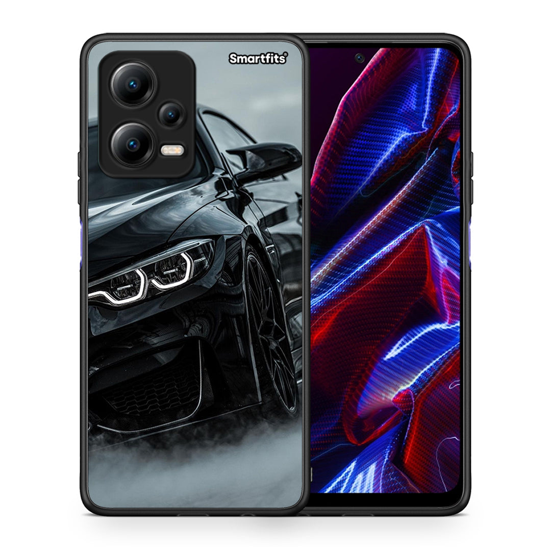 Θήκη Xiaomi Poco X5 5G Dual Black BMW από τη Smartfits με σχέδιο στο πίσω μέρος και μαύρο περίβλημα | Xiaomi Poco X5 5G Dual Black BMW Case with Colorful Back and Black Bezels