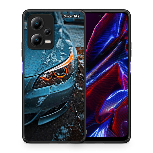 Θήκη Xiaomi Poco X5 5G Dual Bmw E60 από τη Smartfits με σχέδιο στο πίσω μέρος και μαύρο περίβλημα | Xiaomi Poco X5 5G Dual Bmw E60 Case with Colorful Back and Black Bezels