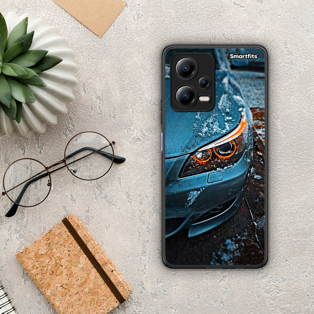Θήκη Xiaomi Poco X5 5G Dual Bmw E60 από τη Smartfits με σχέδιο στο πίσω μέρος και μαύρο περίβλημα | Xiaomi Poco X5 5G Dual Bmw E60 Case with Colorful Back and Black Bezels