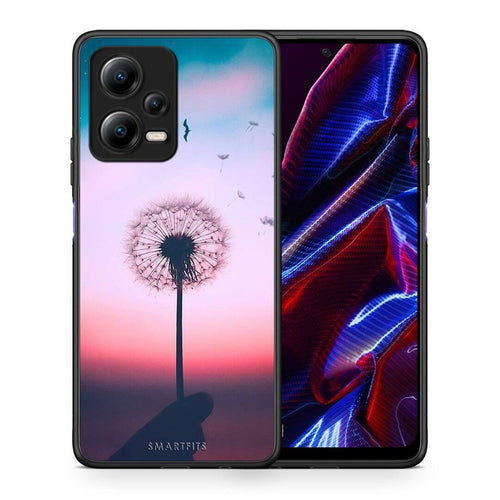 Θήκη Xiaomi Poco X5 5G Dual Boho Wish από τη Smartfits με σχέδιο στο πίσω μέρος και μαύρο περίβλημα | Xiaomi Poco X5 5G Dual Boho Wish Case with Colorful Back and Black Bezels