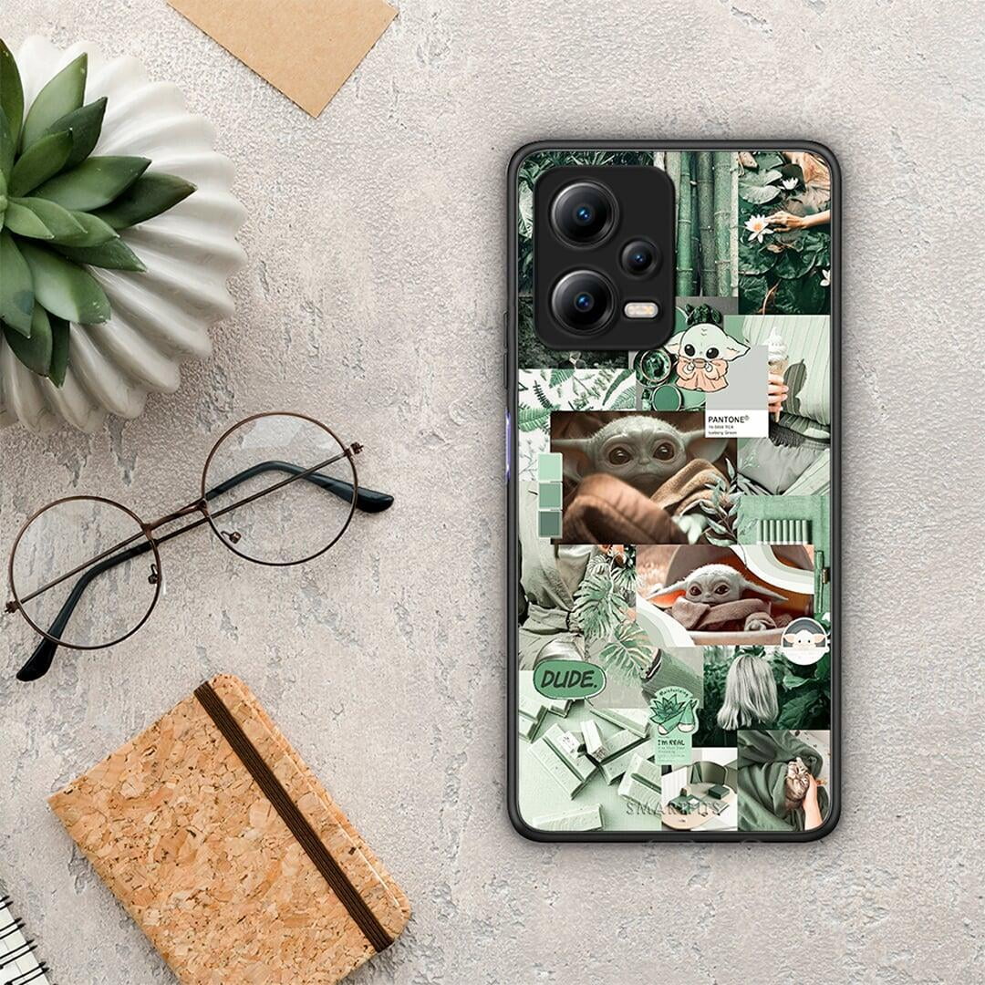 Θήκη Xiaomi Poco X5 5G Dual Collage Dude από τη Smartfits με σχέδιο στο πίσω μέρος και μαύρο περίβλημα | Xiaomi Poco X5 5G Dual Collage Dude Case with Colorful Back and Black Bezels