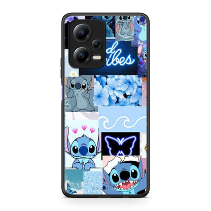 Θήκη Xiaomi Poco X5 5G Dual Collage Good Vibes από τη Smartfits με σχέδιο στο πίσω μέρος και μαύρο περίβλημα | Xiaomi Poco X5 5G Dual Collage Good Vibes Case with Colorful Back and Black Bezels