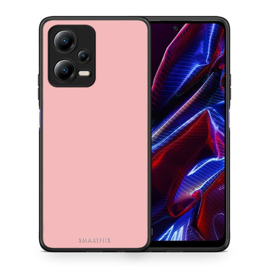 Θήκη Xiaomi Poco X5 5G Dual Color Nude από τη Smartfits με σχέδιο στο πίσω μέρος και μαύρο περίβλημα | Xiaomi Poco X5 5G Dual Color Nude Case with Colorful Back and Black Bezels