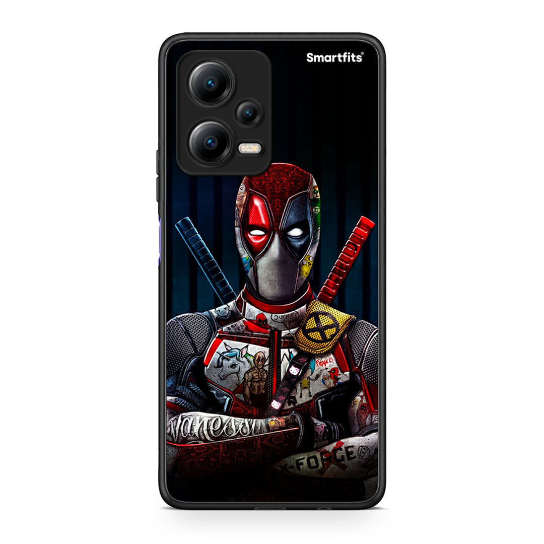 Θήκη Xiaomi Poco X5 5G Dual Funny Guy από τη Smartfits με σχέδιο στο πίσω μέρος και μαύρο περίβλημα | Xiaomi Poco X5 5G Dual Funny Guy Case with Colorful Back and Black Bezels