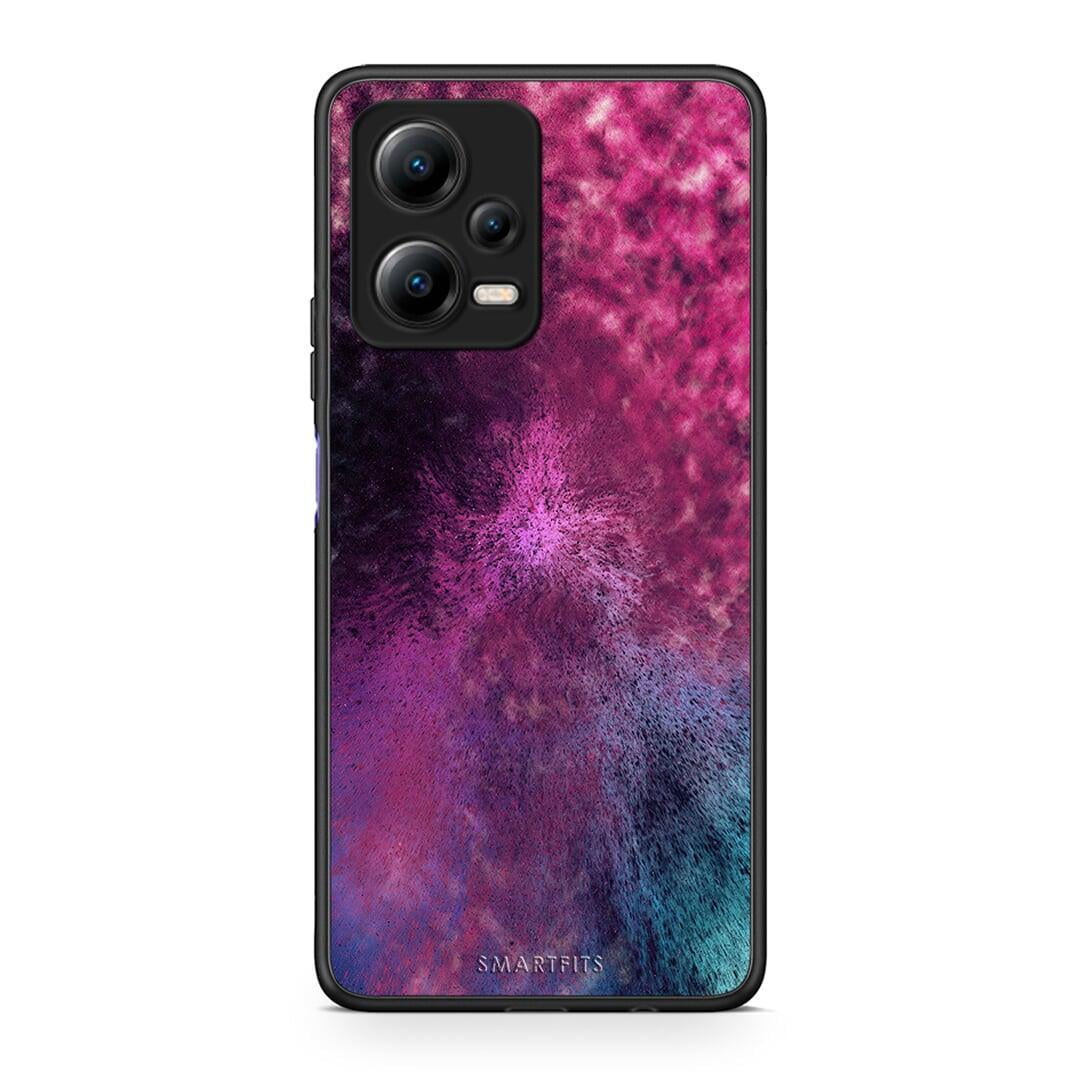 Θήκη Xiaomi Poco X5 5G Dual Galactic Aurora από τη Smartfits με σχέδιο στο πίσω μέρος και μαύρο περίβλημα | Xiaomi Poco X5 5G Dual Galactic Aurora Case with Colorful Back and Black Bezels