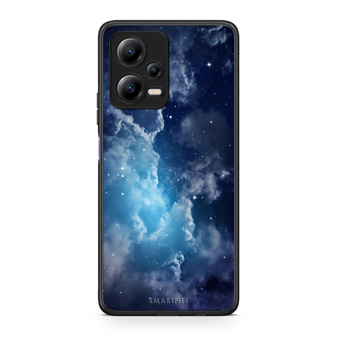 Θήκη Xiaomi Poco X5 5G Dual Galactic Blue Sky από τη Smartfits με σχέδιο στο πίσω μέρος και μαύρο περίβλημα | Xiaomi Poco X5 5G Dual Galactic Blue Sky Case with Colorful Back and Black Bezels