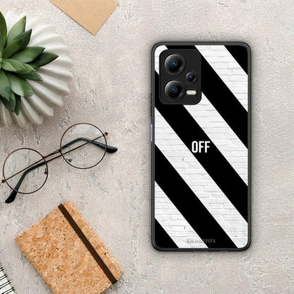 Θήκη Xiaomi Poco X5 5G Dual Get Off από τη Smartfits με σχέδιο στο πίσω μέρος και μαύρο περίβλημα | Xiaomi Poco X5 5G Dual Get Off Case with Colorful Back and Black Bezels