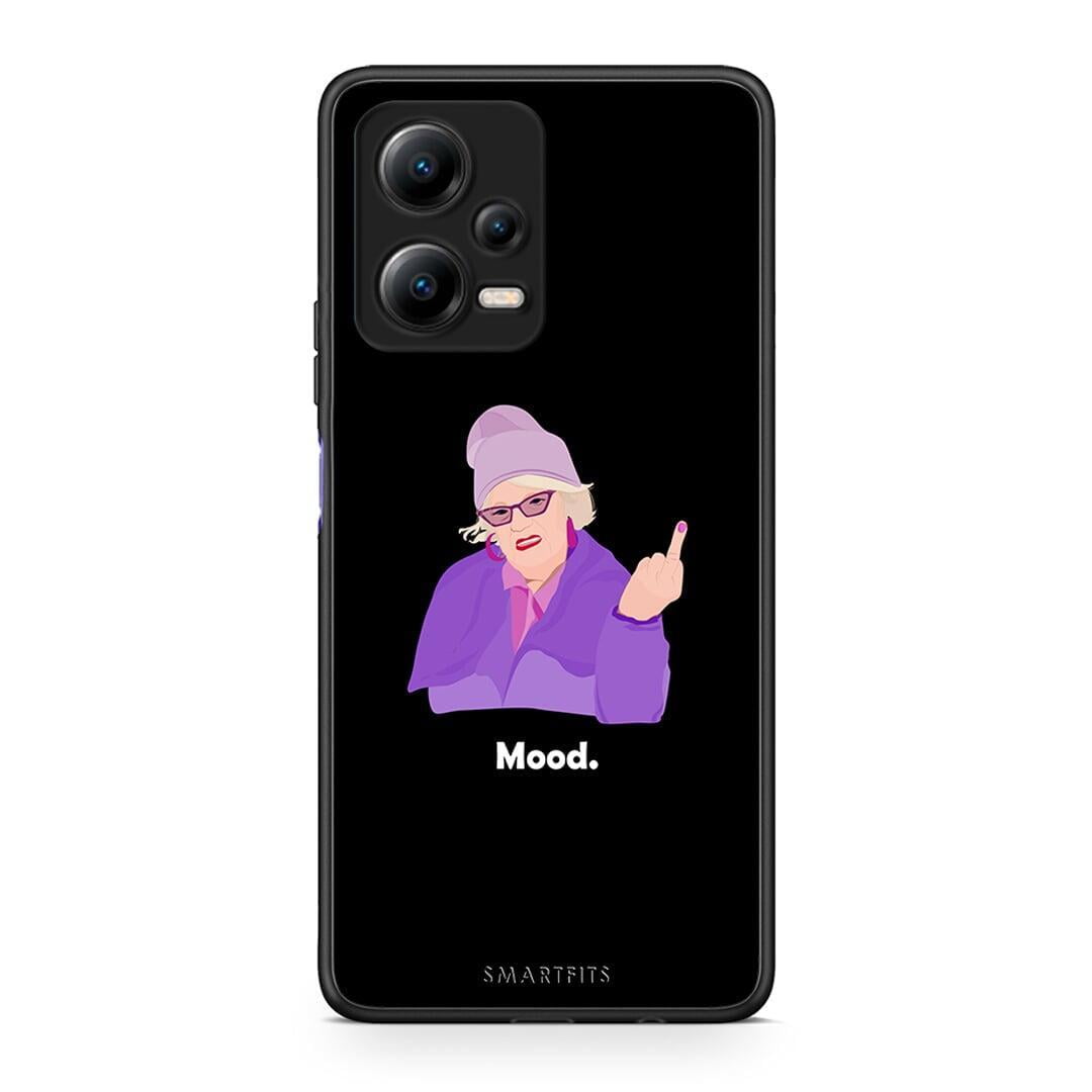 Θήκη Xiaomi Poco X5 5G Dual Grandma Mood Black από τη Smartfits με σχέδιο στο πίσω μέρος και μαύρο περίβλημα | Xiaomi Poco X5 5G Dual Grandma Mood Black Case with Colorful Back and Black Bezels
