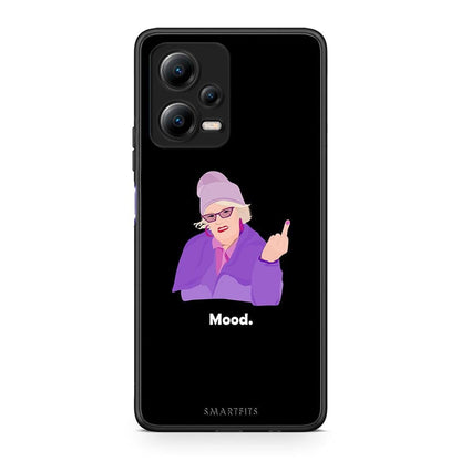 Θήκη Xiaomi Poco X5 5G Dual Grandma Mood Black από τη Smartfits με σχέδιο στο πίσω μέρος και μαύρο περίβλημα | Xiaomi Poco X5 5G Dual Grandma Mood Black Case with Colorful Back and Black Bezels