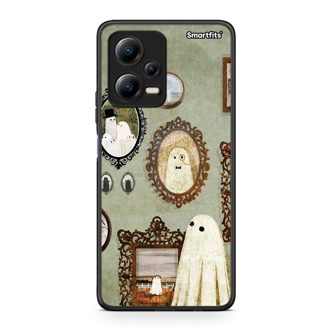 Θήκη Xiaomi Poco X5 5G Dual Halloween Ghost Season από τη Smartfits με σχέδιο στο πίσω μέρος και μαύρο περίβλημα | Xiaomi Poco X5 5G Dual Halloween Ghost Season Case with Colorful Back and Black Bezels