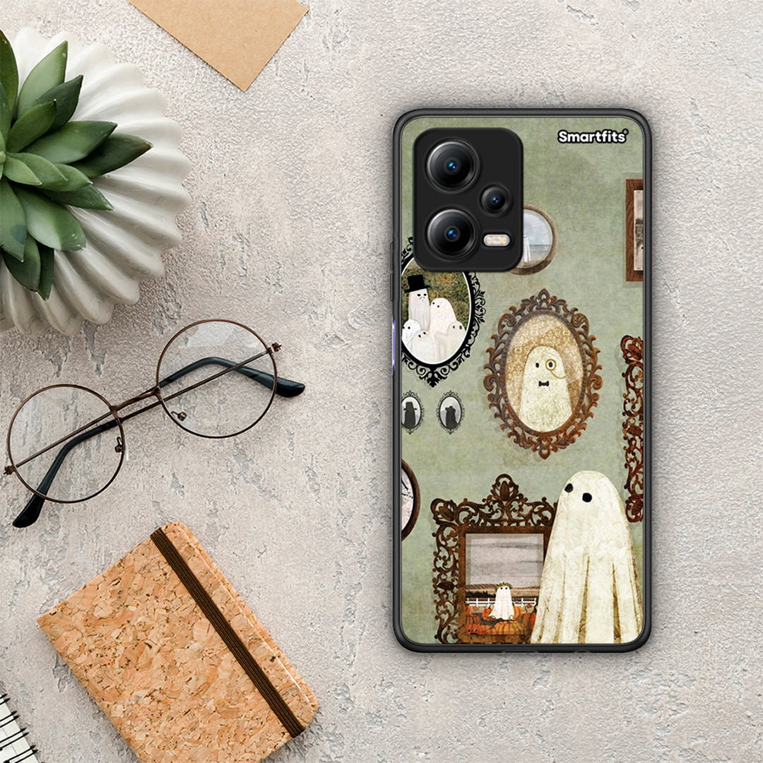 Θήκη Xiaomi Poco X5 5G Dual Halloween Ghost Season από τη Smartfits με σχέδιο στο πίσω μέρος και μαύρο περίβλημα | Xiaomi Poco X5 5G Dual Halloween Ghost Season Case with Colorful Back and Black Bezels