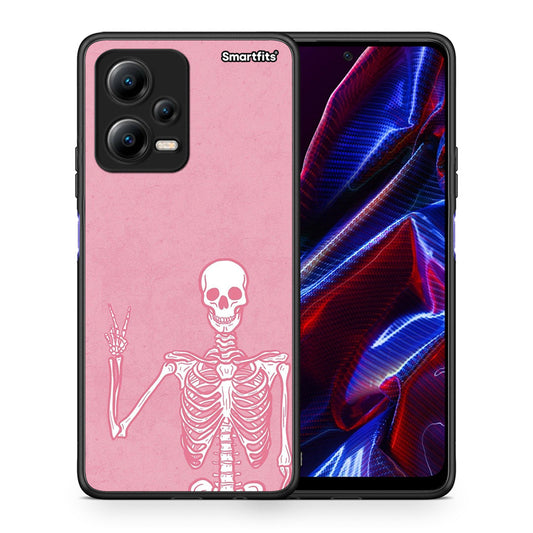 Θήκη Xiaomi Poco X5 5G Dual Halloween Motivation από τη Smartfits με σχέδιο στο πίσω μέρος και μαύρο περίβλημα | Xiaomi Poco X5 5G Dual Halloween Motivation Case with Colorful Back and Black Bezels