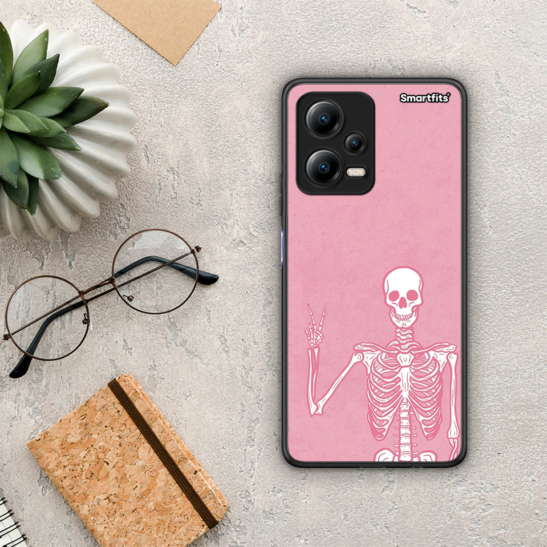 Θήκη Xiaomi Poco X5 5G Dual Halloween Motivation από τη Smartfits με σχέδιο στο πίσω μέρος και μαύρο περίβλημα | Xiaomi Poco X5 5G Dual Halloween Motivation Case with Colorful Back and Black Bezels