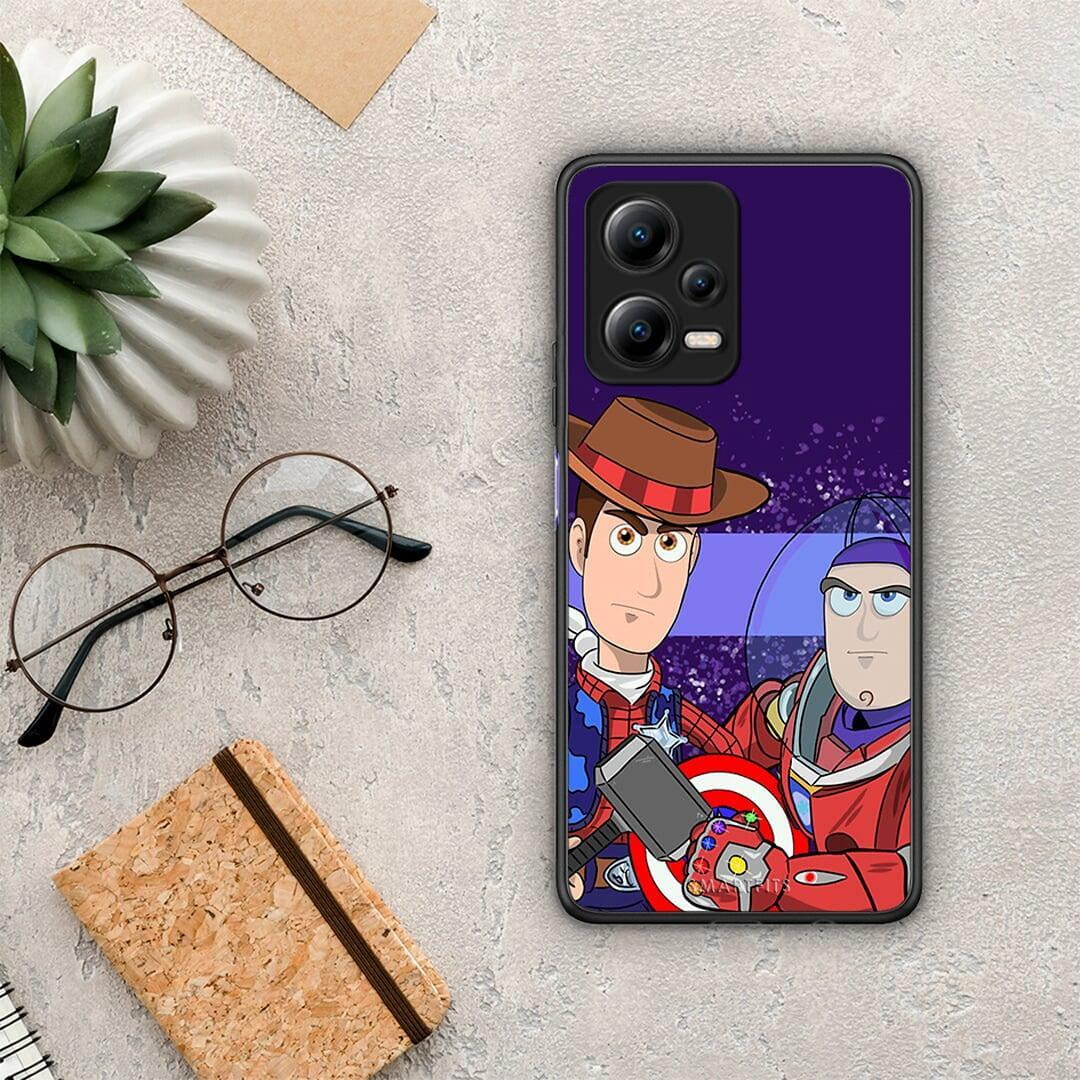 Θήκη Xiaomi Poco X5 5G Dual Infinity Story από τη Smartfits με σχέδιο στο πίσω μέρος και μαύρο περίβλημα | Xiaomi Poco X5 5G Dual Infinity Story Case with Colorful Back and Black Bezels