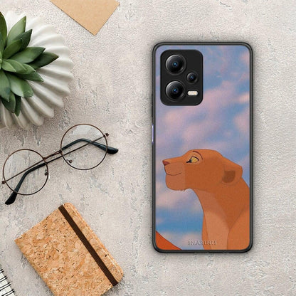 Θήκη Xiaomi Poco X5 5G Dual Lion Love 2 από τη Smartfits με σχέδιο στο πίσω μέρος και μαύρο περίβλημα | Xiaomi Poco X5 5G Dual Lion Love 2 Case with Colorful Back and Black Bezels