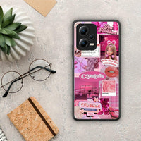 Thumbnail for Θήκη Xiaomi Poco X5 5G Dual / Redmi Note 12 5G Pink Love από τη Smartfits με σχέδιο στο πίσω μέρος και μαύρο περίβλημα | Xiaomi Poco X5 5G Dual / Redmi Note 12 5G Pink Love Case with Colorful Back and Black Bezels