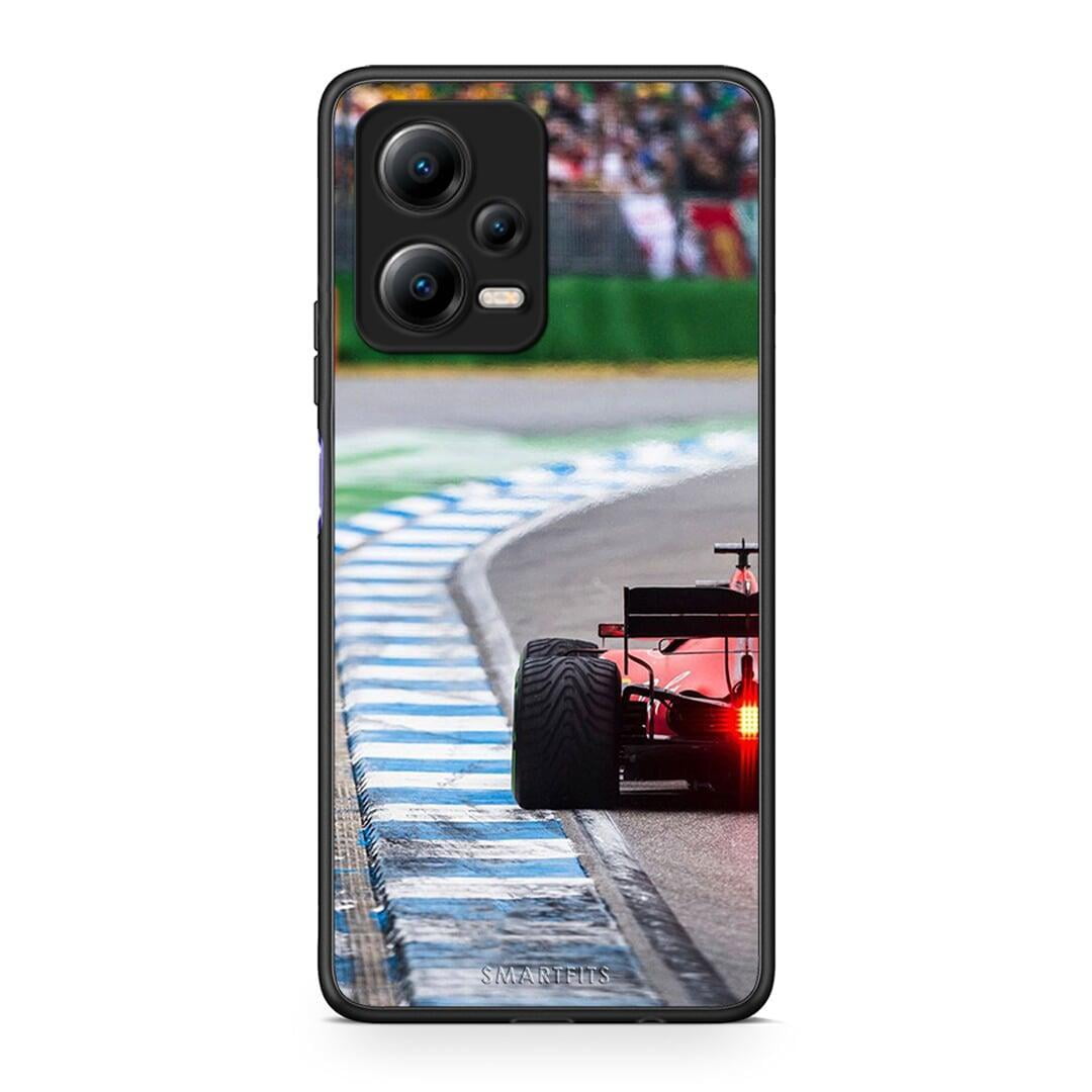 Θήκη Xiaomi Poco X5 5G Dual Racing Vibes από τη Smartfits με σχέδιο στο πίσω μέρος και μαύρο περίβλημα | Xiaomi Poco X5 5G Dual Racing Vibes Case with Colorful Back and Black Bezels