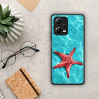 Thumbnail for Θήκη Xiaomi Poco X5 5G Dual / Redmi Note 12 5G Red Starfish από τη Smartfits με σχέδιο στο πίσω μέρος και μαύρο περίβλημα | Xiaomi Poco X5 5G Dual / Redmi Note 12 5G Red Starfish Case with Colorful Back and Black Bezels