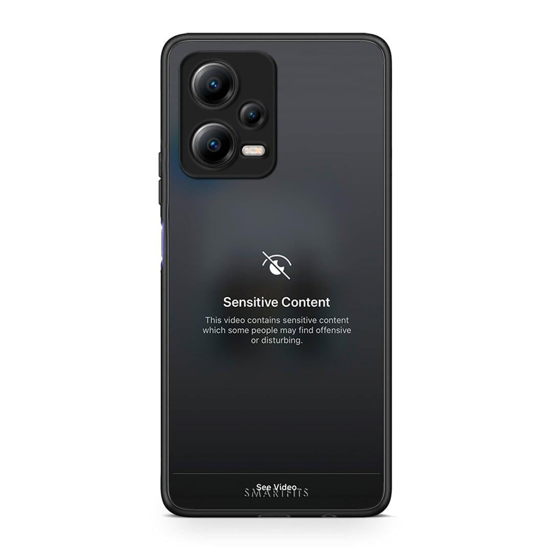 Θήκη Xiaomi Poco X5 5G Dual Sensitive Content από τη Smartfits με σχέδιο στο πίσω μέρος και μαύρο περίβλημα | Xiaomi Poco X5 5G Dual Sensitive Content Case with Colorful Back and Black Bezels