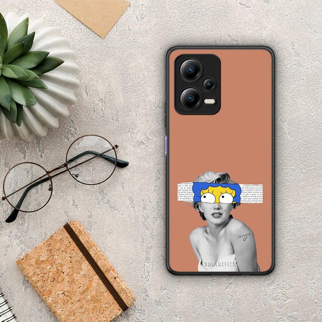 Θήκη Xiaomi Poco X5 5G Dual Sim Merilyn από τη Smartfits με σχέδιο στο πίσω μέρος και μαύρο περίβλημα | Xiaomi Poco X5 5G Dual Sim Merilyn Case with Colorful Back and Black Bezels