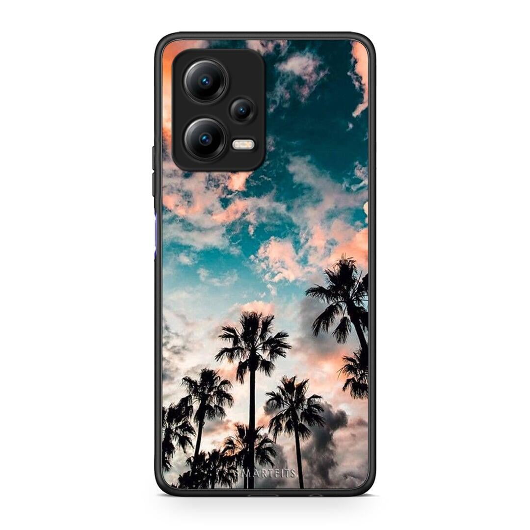 Θήκη Xiaomi Poco X5 5G Dual Summer Sky από τη Smartfits με σχέδιο στο πίσω μέρος και μαύρο περίβλημα | Xiaomi Poco X5 5G Dual Summer Sky Case with Colorful Back and Black Bezels