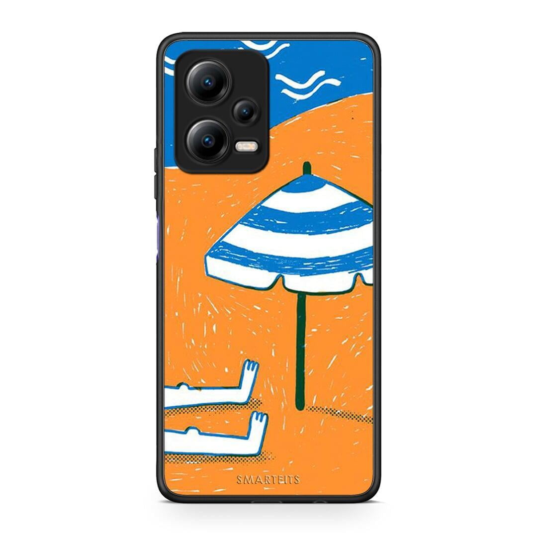 Θήκη Xiaomi Poco X5 5G Dual Summering από τη Smartfits με σχέδιο στο πίσω μέρος και μαύρο περίβλημα | Xiaomi Poco X5 5G Dual Summering Case with Colorful Back and Black Bezels
