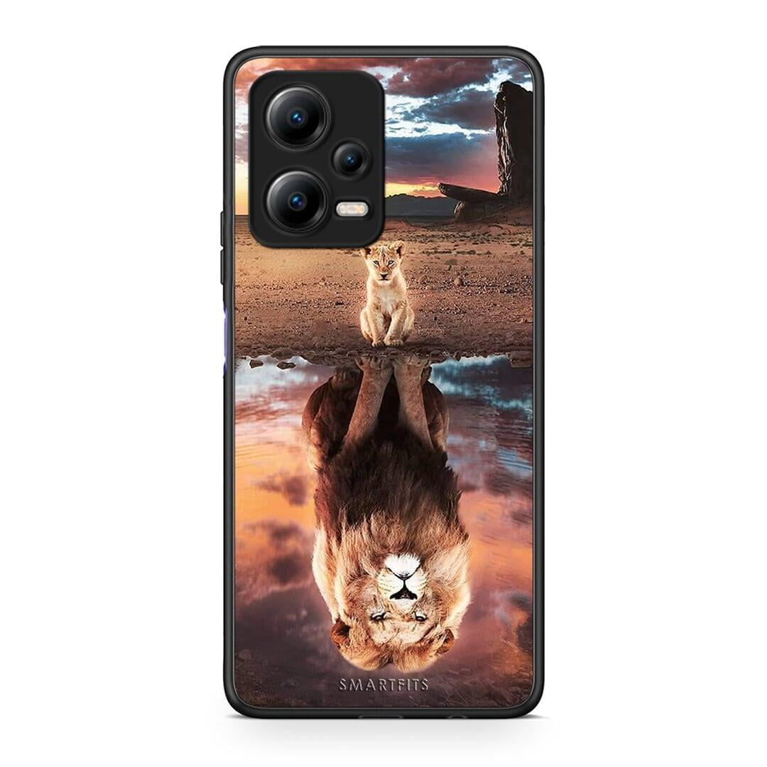Θήκη Xiaomi Poco X5 5G Dual Sunset Dreams από τη Smartfits με σχέδιο στο πίσω μέρος και μαύρο περίβλημα | Xiaomi Poco X5 5G Dual Sunset Dreams Case with Colorful Back and Black Bezels