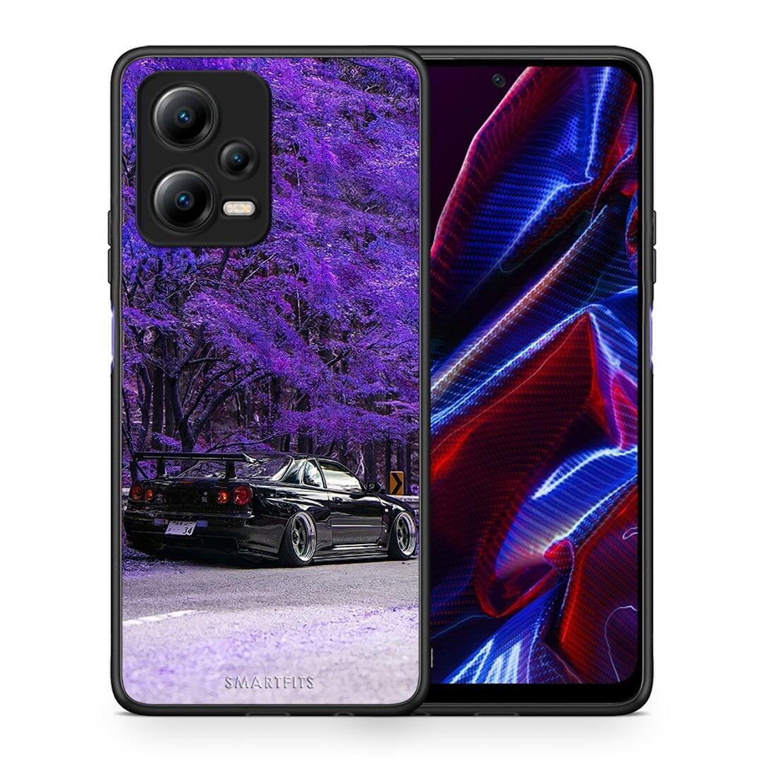 Θήκη Xiaomi Poco X5 5G Dual Super Car από τη Smartfits με σχέδιο στο πίσω μέρος και μαύρο περίβλημα | Xiaomi Poco X5 5G Dual Super Car Case with Colorful Back and Black Bezels