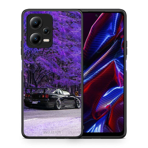 Θήκη Xiaomi Poco X5 5G Dual Super Car από τη Smartfits με σχέδιο στο πίσω μέρος και μαύρο περίβλημα | Xiaomi Poco X5 5G Dual Super Car Case with Colorful Back and Black Bezels