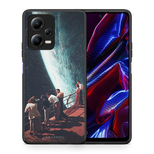 Θήκη Xiaomi Poco X5 5G Dual Surreal View από τη Smartfits με σχέδιο στο πίσω μέρος και μαύρο περίβλημα | Xiaomi Poco X5 5G Dual Surreal View Case with Colorful Back and Black Bezels