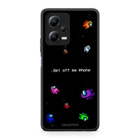 Thumbnail for Θήκη Xiaomi Poco X5 5G Dual / Redmi Note 12 5G Text AFK από τη Smartfits με σχέδιο στο πίσω μέρος και μαύρο περίβλημα | Xiaomi Poco X5 5G Dual / Redmi Note 12 5G Text AFK Case with Colorful Back and Black Bezels