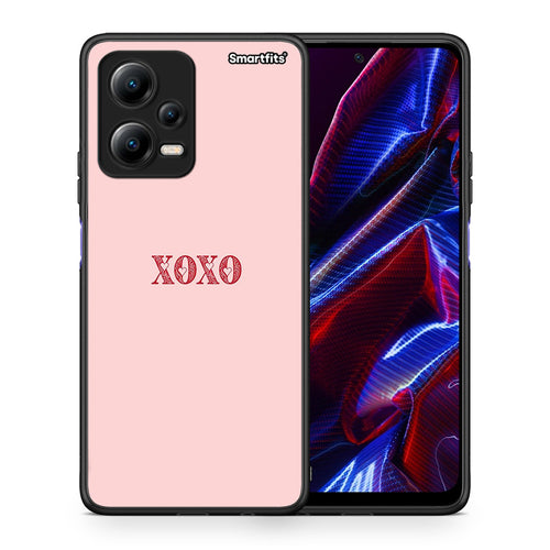 Θήκη Xiaomi Poco X5 5G Dual XOXO Love από τη Smartfits με σχέδιο στο πίσω μέρος και μαύρο περίβλημα | Xiaomi Poco X5 5G Dual XOXO Love Case with Colorful Back and Black Bezels