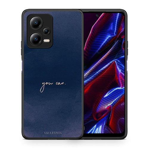 Θήκη Xiaomi Poco X5 5G Dual You Can από τη Smartfits με σχέδιο στο πίσω μέρος και μαύρο περίβλημα | Xiaomi Poco X5 5G Dual You Can Case with Colorful Back and Black Bezels