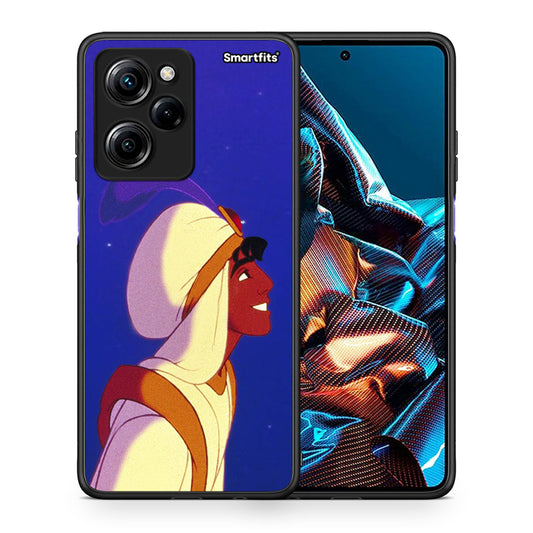 Θήκη Xiaomi Poco X5 Pro 5G Dual Alladin And Jasmine Love 1 από τη Smartfits με σχέδιο στο πίσω μέρος και μαύρο περίβλημα | Xiaomi Poco X5 Pro 5G Dual Alladin And Jasmine Love 1 Case with Colorful Back and Black Bezels