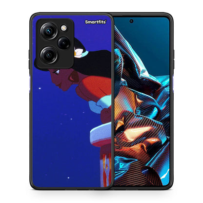 Θήκη Xiaomi Poco X5 Pro 5G Dual Alladin And Jasmine Love 2 από τη Smartfits με σχέδιο στο πίσω μέρος και μαύρο περίβλημα | Xiaomi Poco X5 Pro 5G Dual Alladin And Jasmine Love 2 Case with Colorful Back and Black Bezels