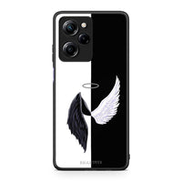Thumbnail for Θήκη Xiaomi Poco X5 Pro 5G Dual Angels Demons από τη Smartfits με σχέδιο στο πίσω μέρος και μαύρο περίβλημα | Xiaomi Poco X5 Pro 5G Dual Angels Demons Case with Colorful Back and Black Bezels