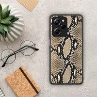 Thumbnail for Θήκη Xiaomi Poco X5 Pro 5G Dual Animal Fashion Snake από τη Smartfits με σχέδιο στο πίσω μέρος και μαύρο περίβλημα | Xiaomi Poco X5 Pro 5G Dual Animal Fashion Snake Case with Colorful Back and Black Bezels