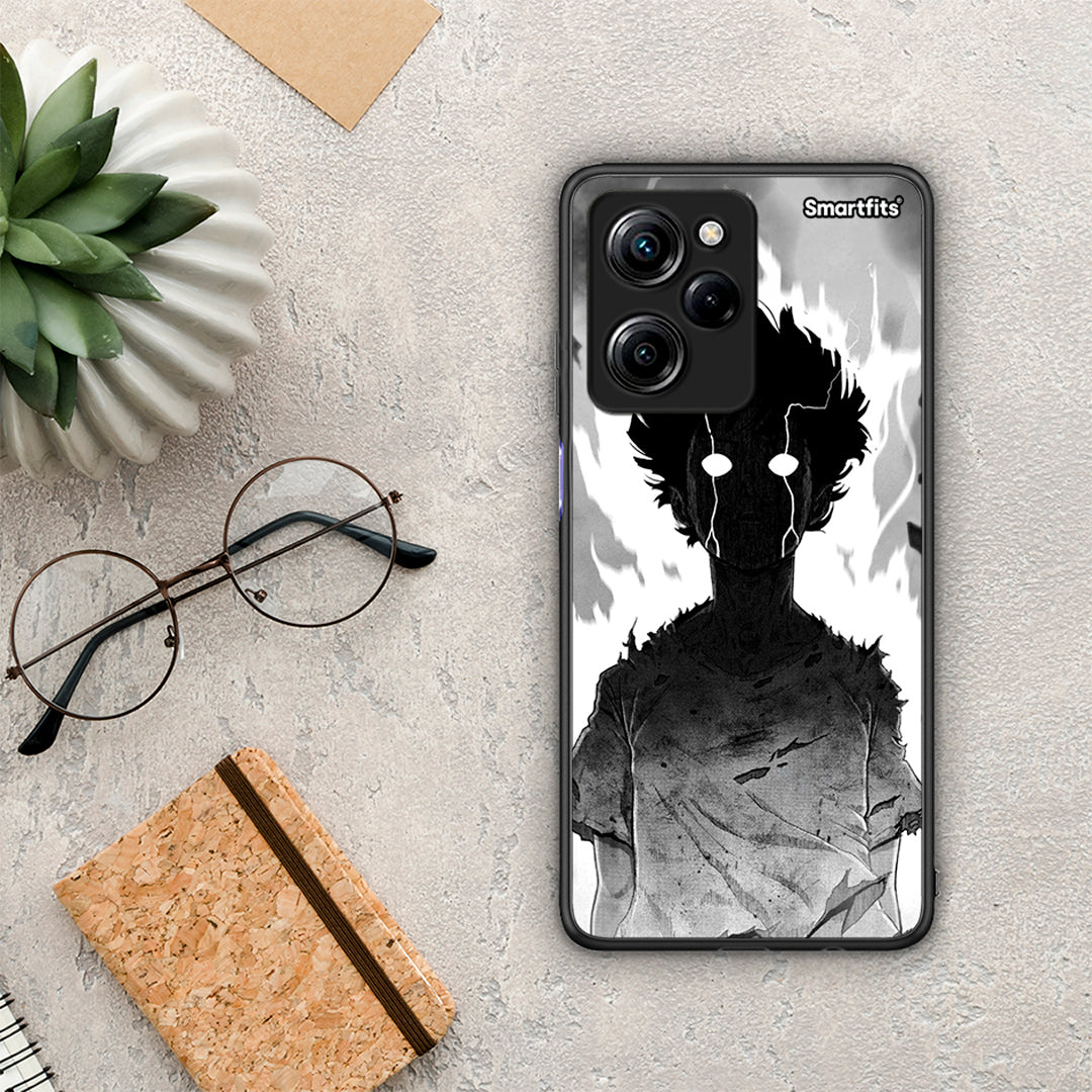 Θήκη Xiaomi Poco X5 Pro 5G Dual Anime Boy από τη Smartfits με σχέδιο στο πίσω μέρος και μαύρο περίβλημα | Xiaomi Poco X5 Pro 5G Dual Anime Boy Case with Colorful Back and Black Bezels
