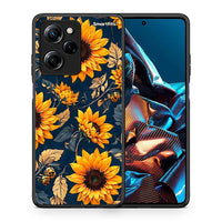 Thumbnail for Θήκη Xiaomi Poco X5 Pro 5G Dual Autumn Sunflowers από τη Smartfits με σχέδιο στο πίσω μέρος και μαύρο περίβλημα | Xiaomi Poco X5 Pro 5G Dual Autumn Sunflowers Case with Colorful Back and Black Bezels