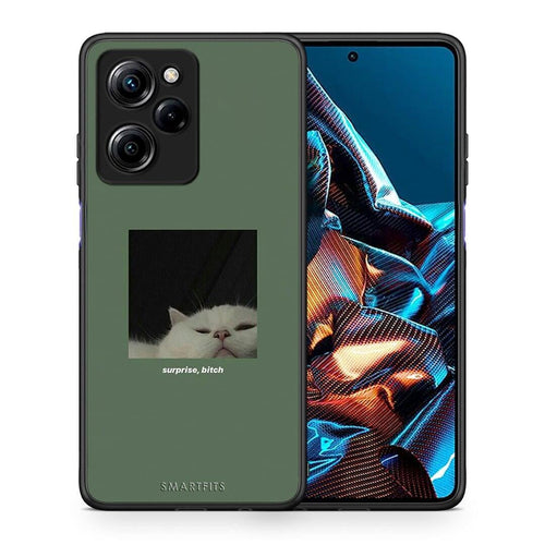 Θήκη Xiaomi Poco X5 Pro 5G Dual Bitch Surprise από τη Smartfits με σχέδιο στο πίσω μέρος και μαύρο περίβλημα | Xiaomi Poco X5 Pro 5G Dual Bitch Surprise Case with Colorful Back and Black Bezels