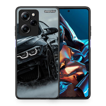 Θήκη Xiaomi Poco X5 Pro 5G Dual Black BMW από τη Smartfits με σχέδιο στο πίσω μέρος και μαύρο περίβλημα | Xiaomi Poco X5 Pro 5G Dual Black BMW Case with Colorful Back and Black Bezels