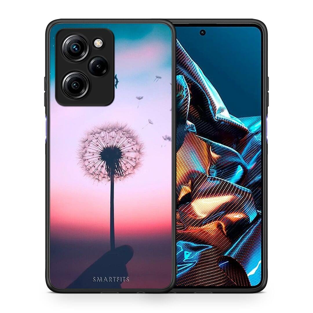 Θήκη Xiaomi Poco X5 Pro 5G Dual Boho Wish από τη Smartfits με σχέδιο στο πίσω μέρος και μαύρο περίβλημα | Xiaomi Poco X5 Pro 5G Dual Boho Wish Case with Colorful Back and Black Bezels