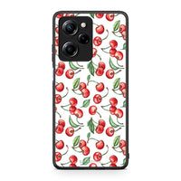 Thumbnail for Θήκη Xiaomi Poco X5 Pro 5G Dual Cherry Summer από τη Smartfits με σχέδιο στο πίσω μέρος και μαύρο περίβλημα | Xiaomi Poco X5 Pro 5G Dual Cherry Summer Case with Colorful Back and Black Bezels