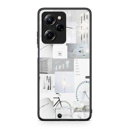 Θήκη Xiaomi Poco X5 Pro 5G Dual Collage Make Me Wonder από τη Smartfits με σχέδιο στο πίσω μέρος και μαύρο περίβλημα | Xiaomi Poco X5 Pro 5G Dual Collage Make Me Wonder Case with Colorful Back and Black Bezels