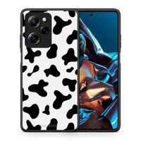 Thumbnail for Θήκη Xiaomi Poco X5 Pro 5G Dual Cow Print από τη Smartfits με σχέδιο στο πίσω μέρος και μαύρο περίβλημα | Xiaomi Poco X5 Pro 5G Dual Cow Print Case with Colorful Back and Black Bezels