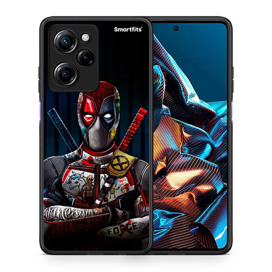 Θήκη Xiaomi Poco X5 Pro 5G Dual Funny Guy από τη Smartfits με σχέδιο στο πίσω μέρος και μαύρο περίβλημα | Xiaomi Poco X5 Pro 5G Dual Funny Guy Case with Colorful Back and Black Bezels