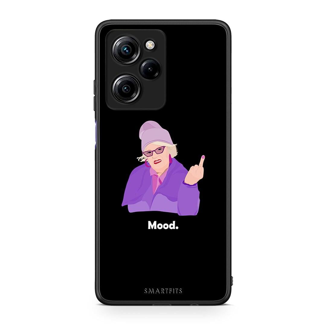 Θήκη Xiaomi Poco X5 Pro 5G Dual Grandma Mood Black από τη Smartfits με σχέδιο στο πίσω μέρος και μαύρο περίβλημα | Xiaomi Poco X5 Pro 5G Dual Grandma Mood Black Case with Colorful Back and Black Bezels