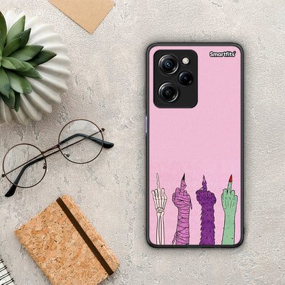 Θήκη Xiaomi Poco X5 Pro 5G Dual Halloween Be A Lady από τη Smartfits με σχέδιο στο πίσω μέρος και μαύρο περίβλημα | Xiaomi Poco X5 Pro 5G Dual Halloween Be A Lady Case with Colorful Back and Black Bezels