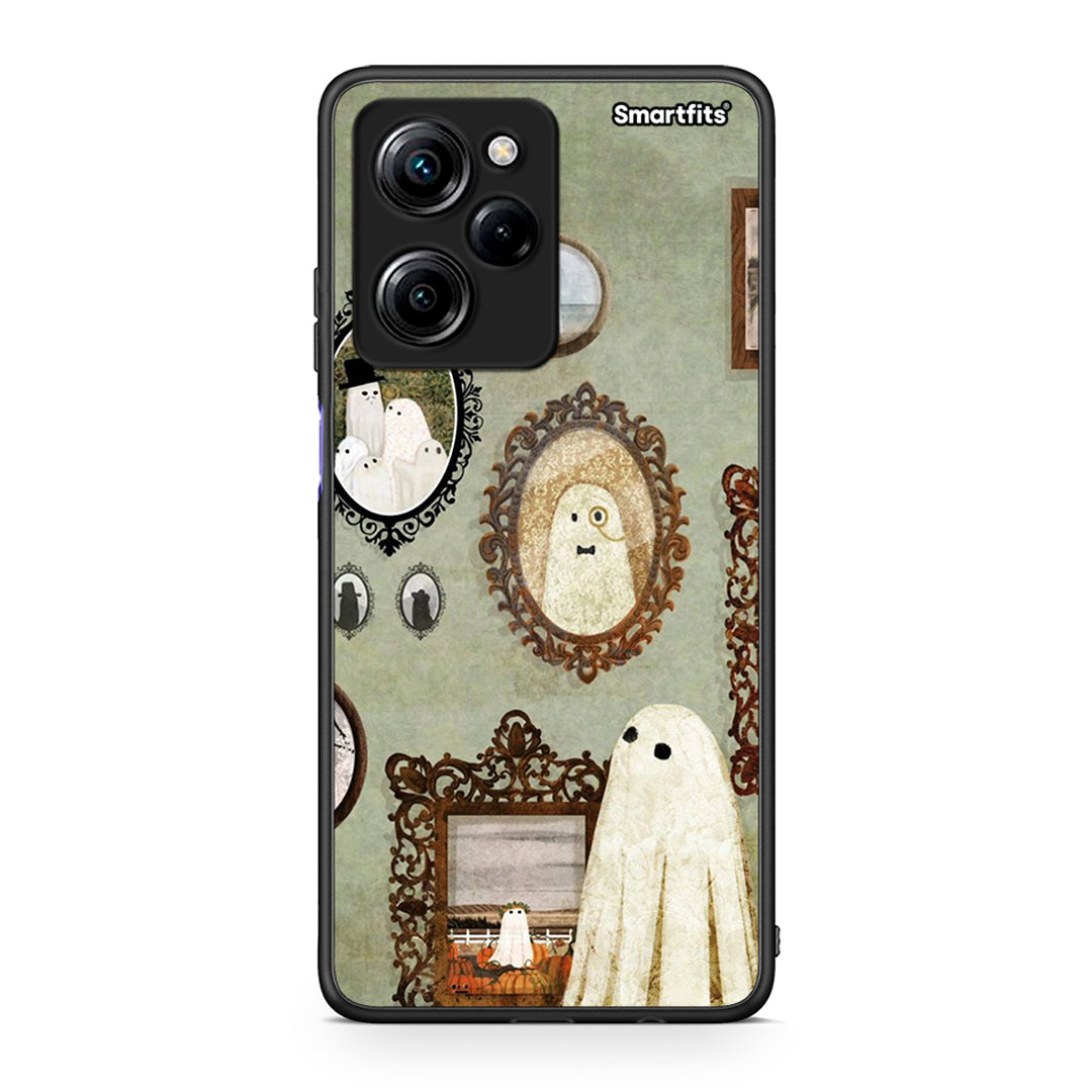 Θήκη Xiaomi Poco X5 Pro 5G Dual Halloween Ghost Season από τη Smartfits με σχέδιο στο πίσω μέρος και μαύρο περίβλημα | Xiaomi Poco X5 Pro 5G Dual Halloween Ghost Season Case with Colorful Back and Black Bezels